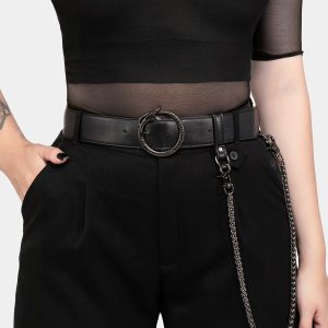 Ouroboros Snake Buckle Chain Belt