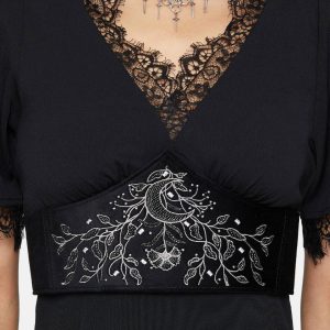 Morrigan Star Crossed Embroidered Waist Belt